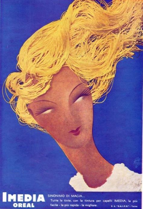 livingnowisliving “ mon delr saved to cartelesitalian advertising for l oréal 1942 imedia dye