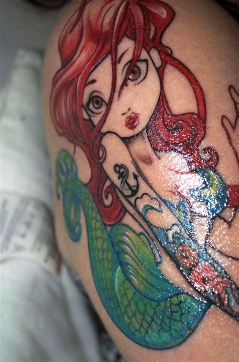 Mermaid Tattoo By Rachellehardy On Deviantart Mermaid Tattoos Mermaid Tattoo Mermaid Tattoo