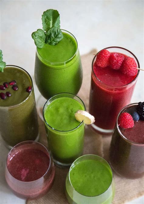 5 Fruit And Veggie Smoothies The Little Epicurean