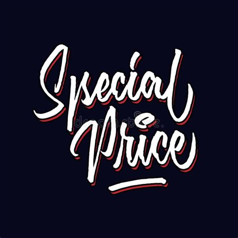 Special Price Hand Lettering Typography Sales And Marketing Shop Store