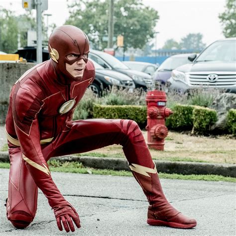The Flash Season Barry Allen Cosplay Costume Deluxe Outfit Ph