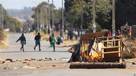 Zimbabweans Vow To Stage More Protests Despite Police Arrests Shutdown Zim2016