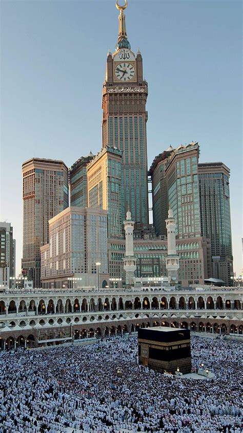 alˈkaʕba, the cube), also referred as al kaaba al musharrafah (the holy kaaba). Makkah Clock Tower Wallpapers - Wallpaper Cave