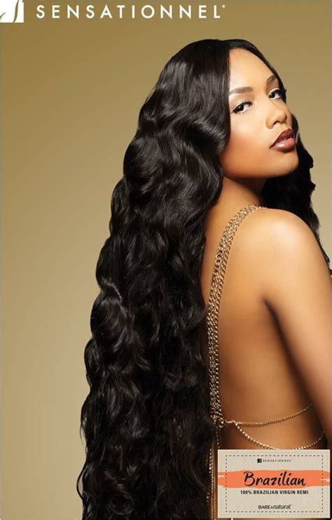 Sensationnel Brazilian Remy Hair Hair Products Pure Products Remy Human Hair Weave Virgin