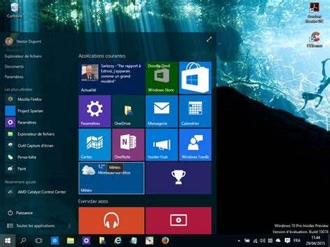 Windows 10 Insider Preview Professional Build 10074