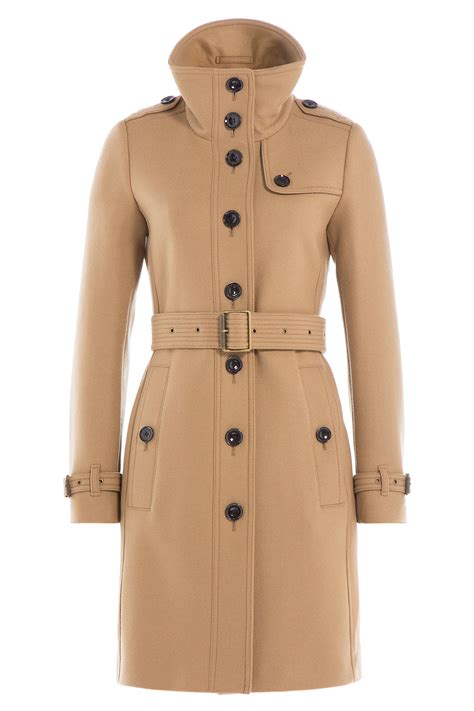 Lyst Burberry Brit Virgin Wool Twill Trench Coat With Cashmere