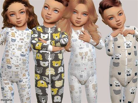 Msqsims Toddler Body Collection 02 Sims 4 Children Sims 4 Toddler