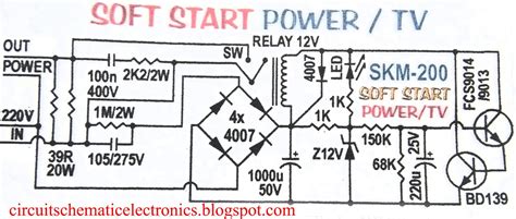 Complete Soft Starter Circuit Diagram