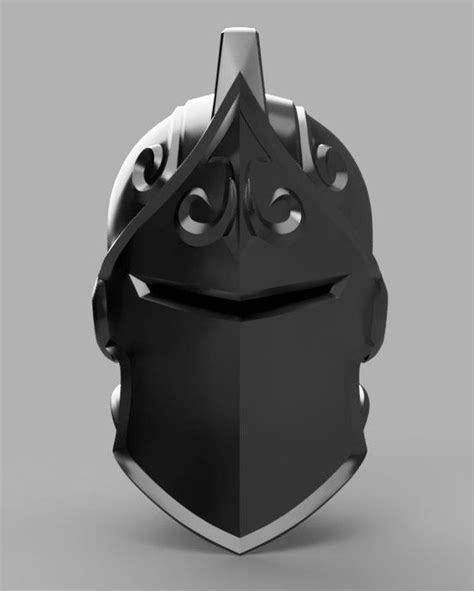 Black Knight Helmet 3d Model Stl File Knights Helmet Blackest Knight