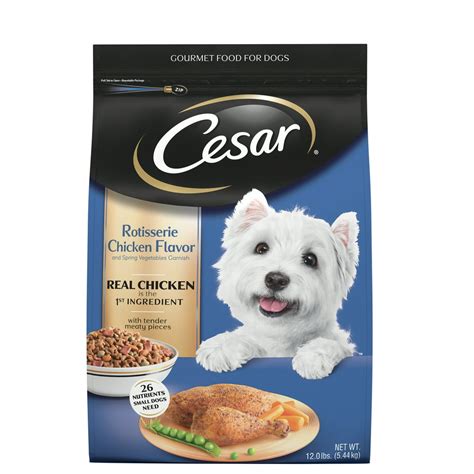 Cesar Small Breed Dry Dog Food Rotisserie Chicken Flavor With Spring