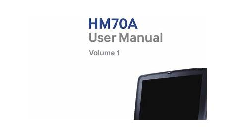 Samsung HM70A User Manual | Manualzz