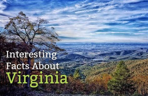 Interesting Facts About Virginia Fun Facts Virginia Facts