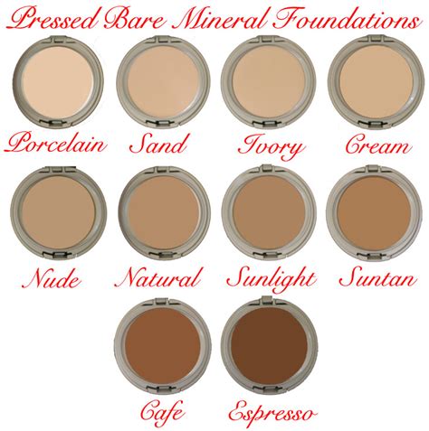 Bare Mineral Pressed Foundation Cosmetic Makeup
