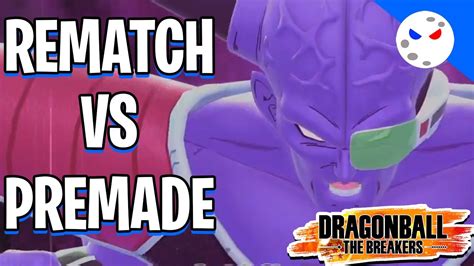 level 70 red ginyu vs premade rematch dragonball the breakers funny moments youtube