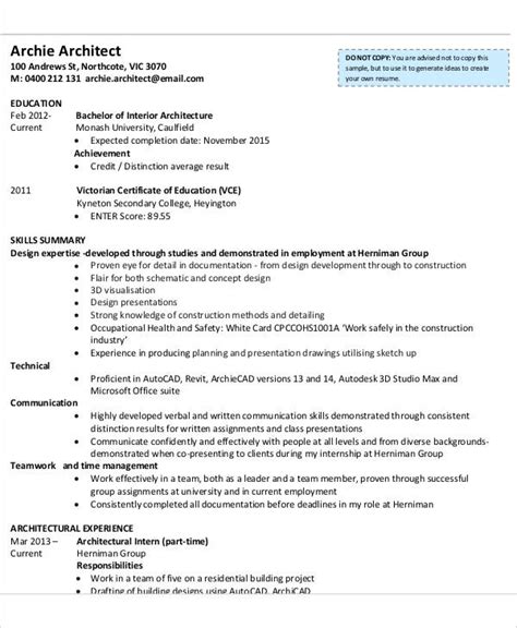 Recent graduates might benefit from a sample resume and tips for writing each section. 10+ Internship Curriculum Vitae Templates - PDF, DOC ...