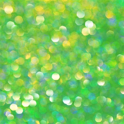 Download Wallpaper 3415x3415 Bokeh Glare Glitter Circles Green Ipad