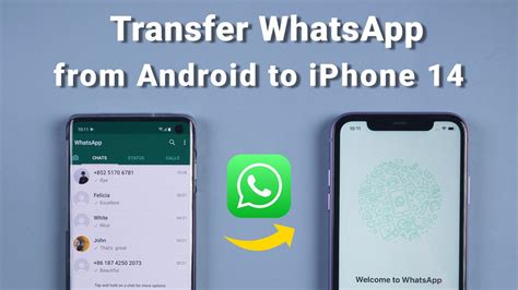 How To Transfer Whatsapp From Android To Iphone 14