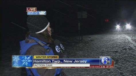 Erin Ohearn Reports On Snow In Hamilton Twp Nj 6abc Philadelphia