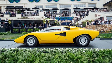 Oldest Surviving Lambo Countach Shows Up At Pebble Beach