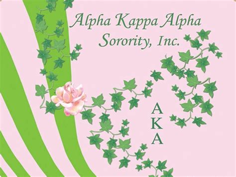 Ivy And Tea Rose Alpha Kappa Alpha Mouse Pad Alpha Kappa Alpha Kappa