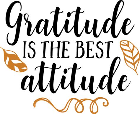 Gratitude Is The Best Attitude Inspirational Free Svg File Svg Heart