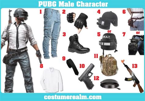 Pubg Male Character Costume Realm
