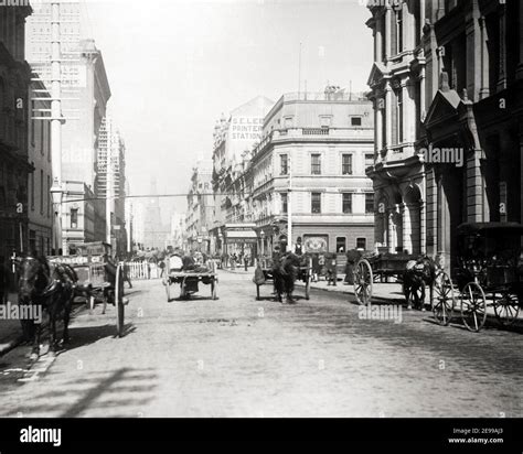 Late 19th Century Photograph Street Scene York Street Sydney