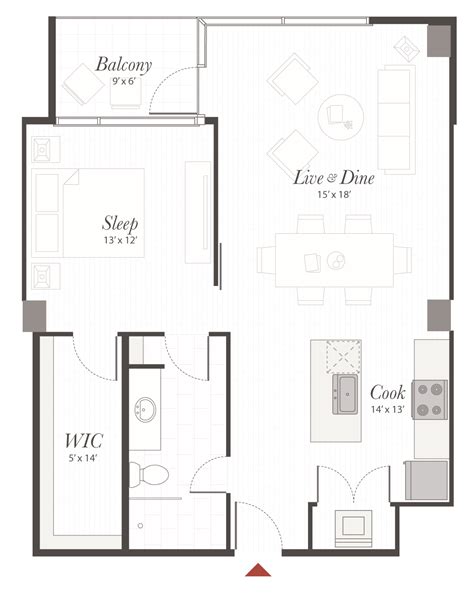 Check spelling or type a new query. B2 - 1 Bedroom Apartment Cincinnati | Encore Apartments