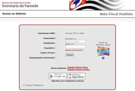 Secretaria da fazenda creditos nota fiscal paulista. Consulta NOTA FISCAL PAULISTA: Créditos, Saldo e Sorteio ...