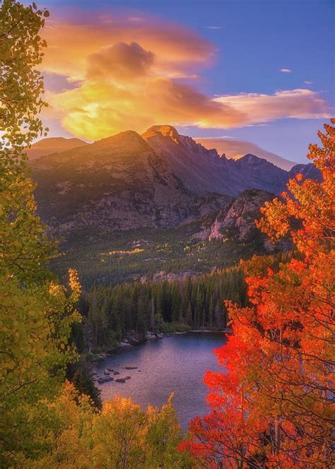 Rocky Mountain Sunrise Fallscenery Fall Landscape Photography