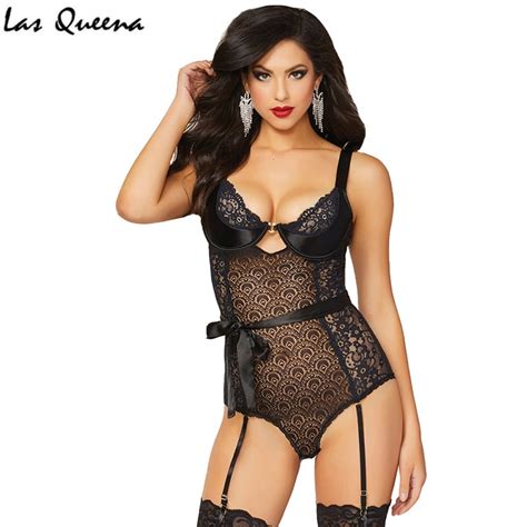 Peacock Pattern Sexy Lace Teddy Lingerie Plus Size Hollow Sexy Lingerie