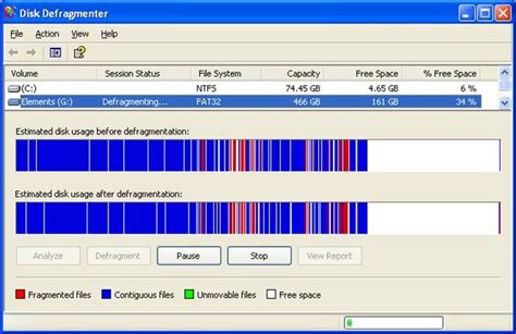 Unlike other applications that were modified, disk defragmenter was simplified to a bare minimum. disk defragmenter - Google Search