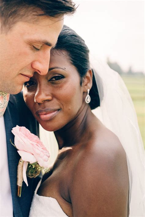 Gorgeous Interracial Couple At Their Rustic Barn Wedding In Vancouver