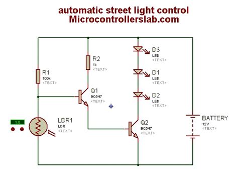 Why traditional solar street lights were not that popular? Automatic street light control circuit diagram