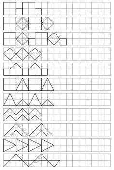 Joa hier die ansicht und hier der link. Lernstübchen: Muster fortsetzen und anmalen (3) | Mathe unterrichten, Kooperatives lernen und ...