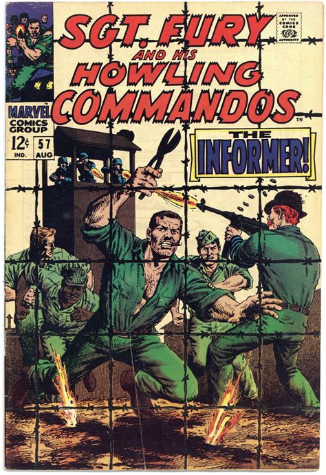 Sgt Fury 57 Fine In 2021 Comics Sergeant War Comics