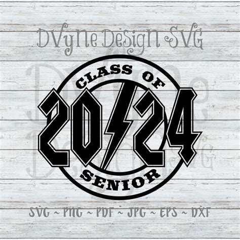 2024 Senior Svg 2024 Graduate Svg For Silhouette Or Cricut Etsy