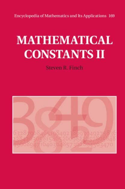 Mathematical Constants Ii By Steven R Finch 9781108470599