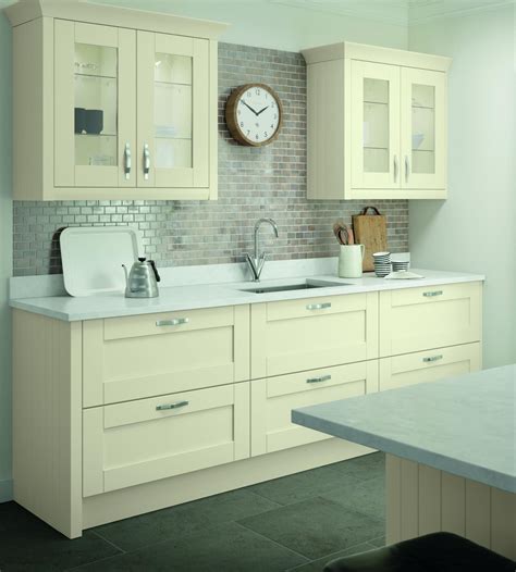 Replacement kitchen cabinet doors are nothing to fear. Cambridge Shaker Ivory - Shaker Style Replacement Kitchen ...