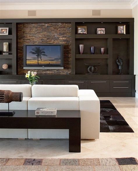 Living Room Modern Built In Tv Wall Unit Designs Decoration Ideas
