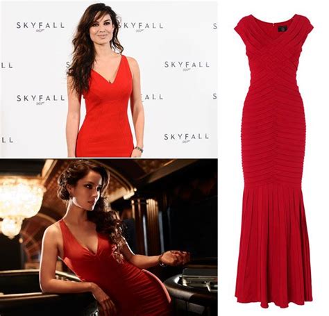 Bond Girl Bérénice Marlohe Who Played Séverine In Skyfall Wearing Red On And Off Screen Get