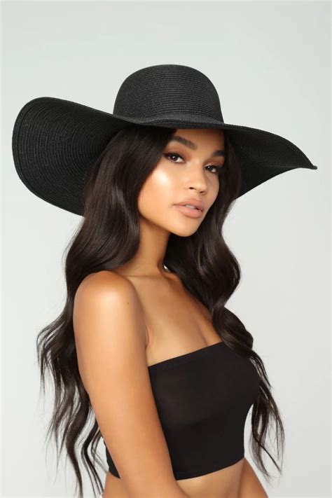 Feel The Heat Sun Hat Black Boat Fashion Floppy Hats Elegant Hats