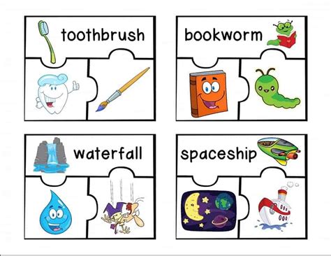 Word Jigsaw Puzzles Compound Nouns Free Download