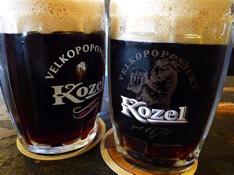 Dark And Foamy Kozel ©dudva Wikimedia Commons Czech Beer Beers Of