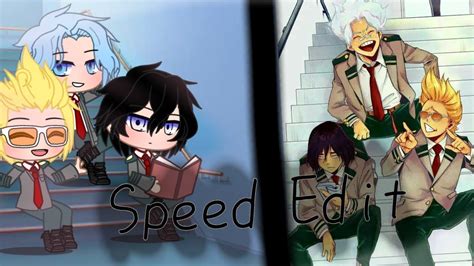 Gacha Club Speed Edit Aizawa Yamada And Shirakumo Bnhamha
