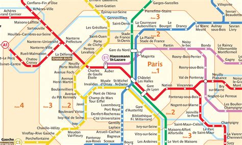 Paris Public Transport Map Zones Transport Informations Lane