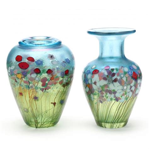 Robert Held Canada Two Art Glass Vases Lot 2159 June Estate Auctionjun 24 2021 10 00am