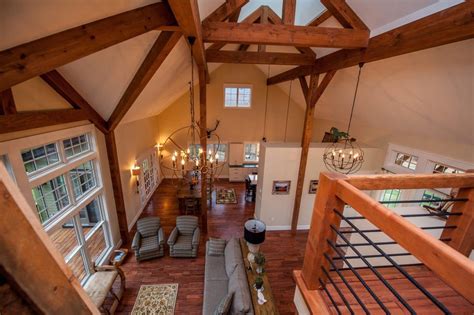 The Versitility Of Barn Homes Loft Space On Display