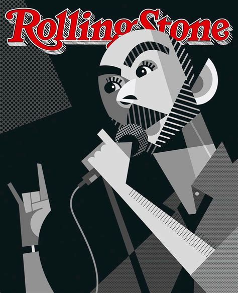 › galería de proyectos › temática general › retratos › indio solari. Indio Solari in Rolling Stones by Pablo Lobato | Arte y ...