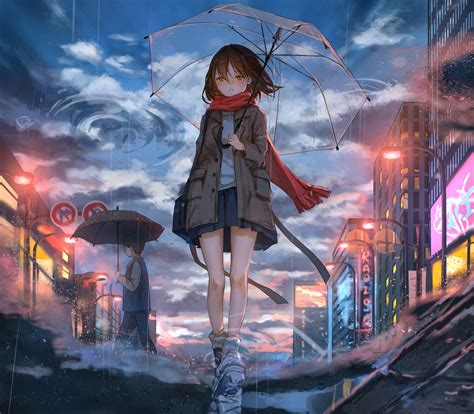 Rainy Anime Hd Beauty By Catzz